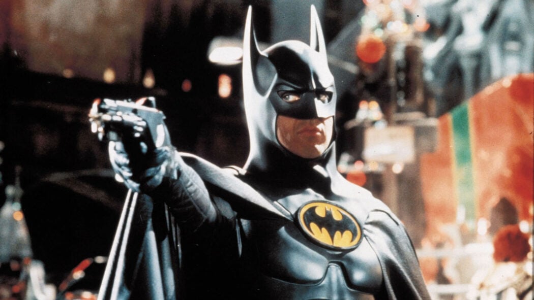 See Michael Keaton Batman Batgirl BTS Photo