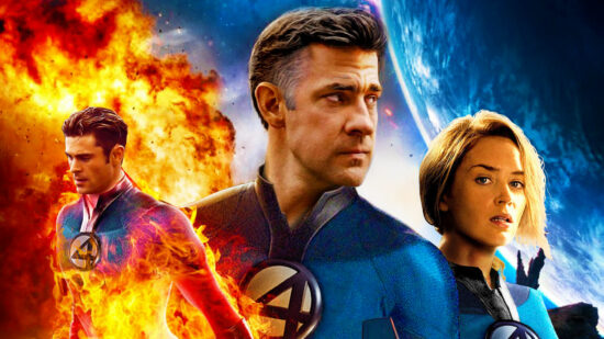 John Krasinski & Emily Blunt Fantastic Four Fan Poster Used In Disney Plus User Poll