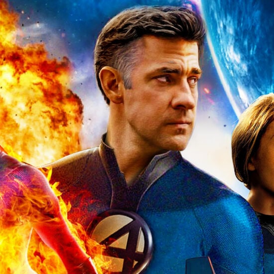 John Krasinski & Emily Blunt Fantastic Four Fan Poster Used In Disney Plus User Poll