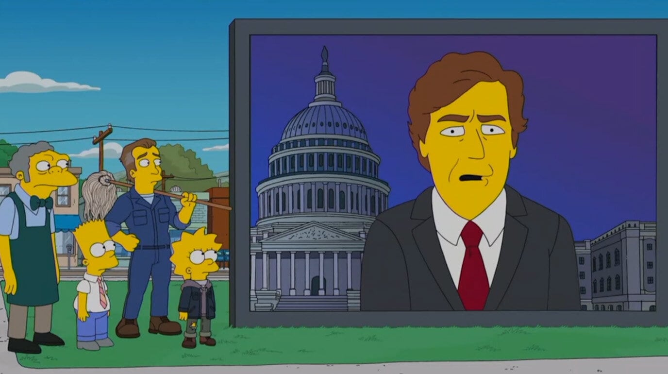 The Simpsons, Hugh Jackman Take Shots At Fox Network & Tucker Carlson